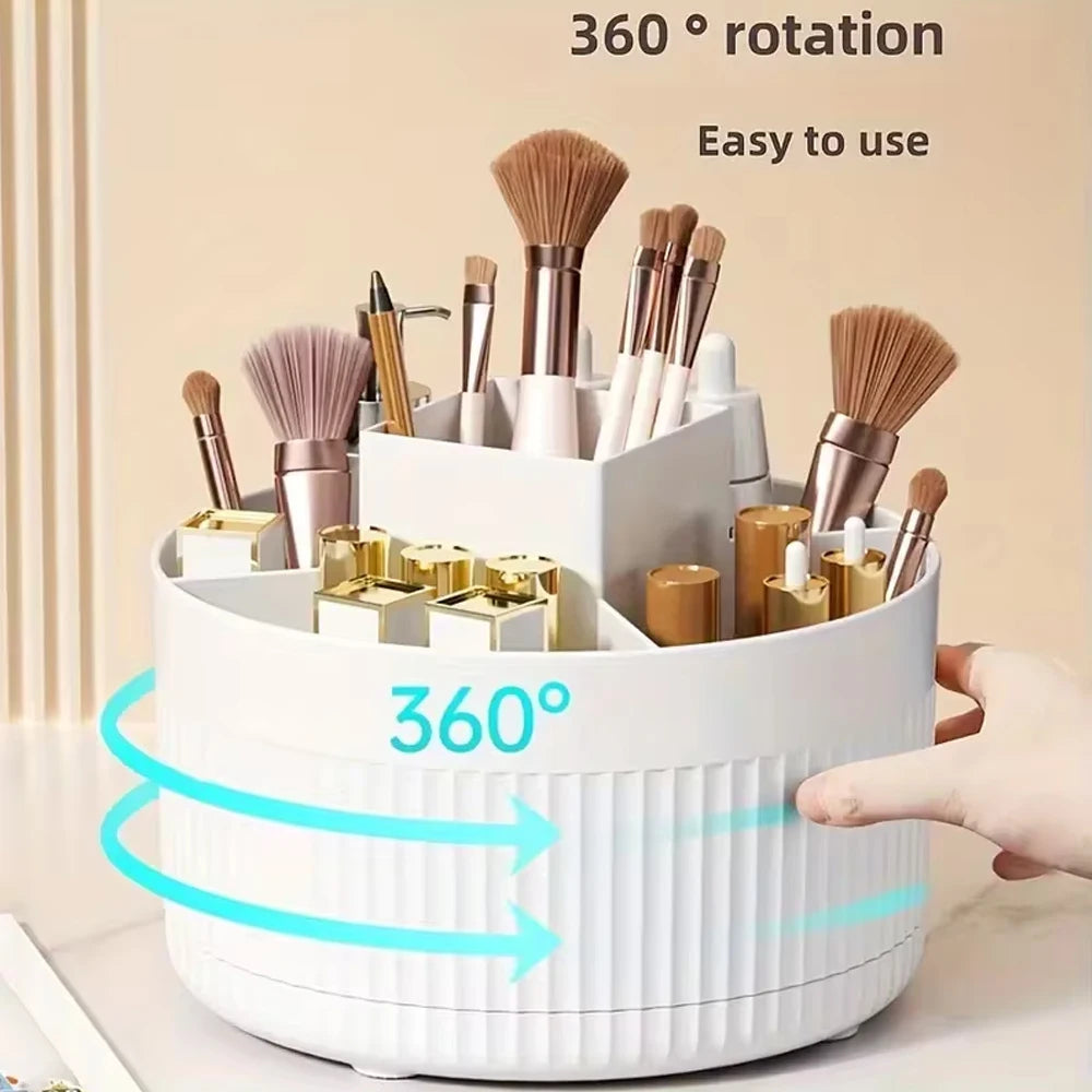 SpinGlam-360°-Degree Rotating Makeup Organizer