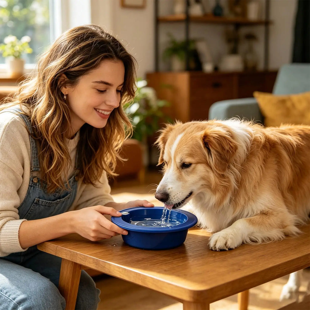 Leack-Proof Portable Pet Water Bowl