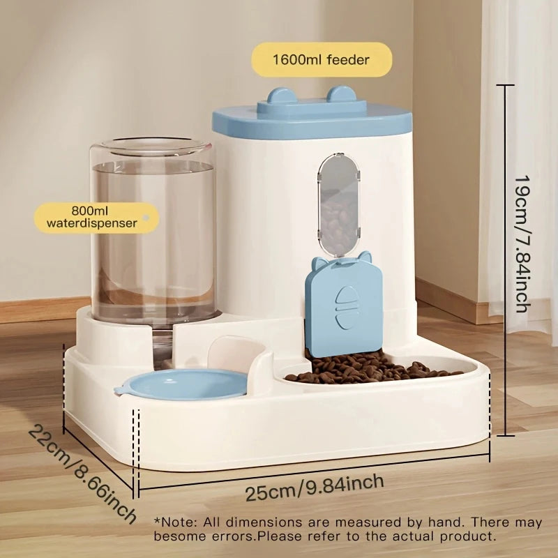 Dual Feeder - Integrated Food & Water Station