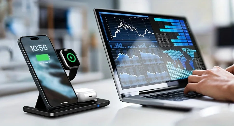 MagFlex - Foldable 3-in-1 Wireless Charger