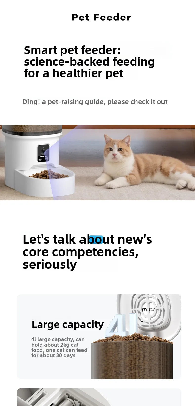 Smart Vizion 4L Video Pet Fedder
