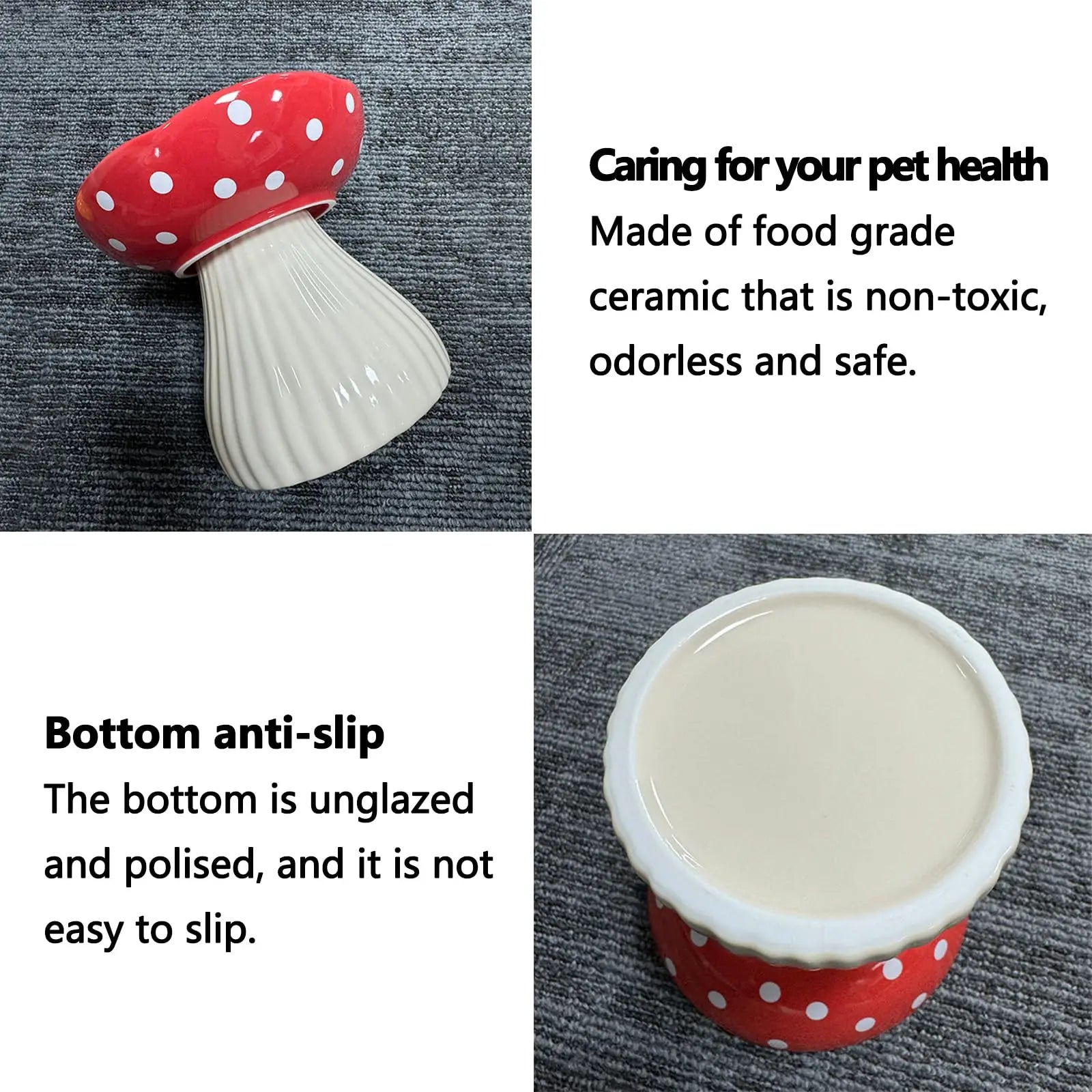 ShroomBowl - Elevated Ceramic Cat Dish