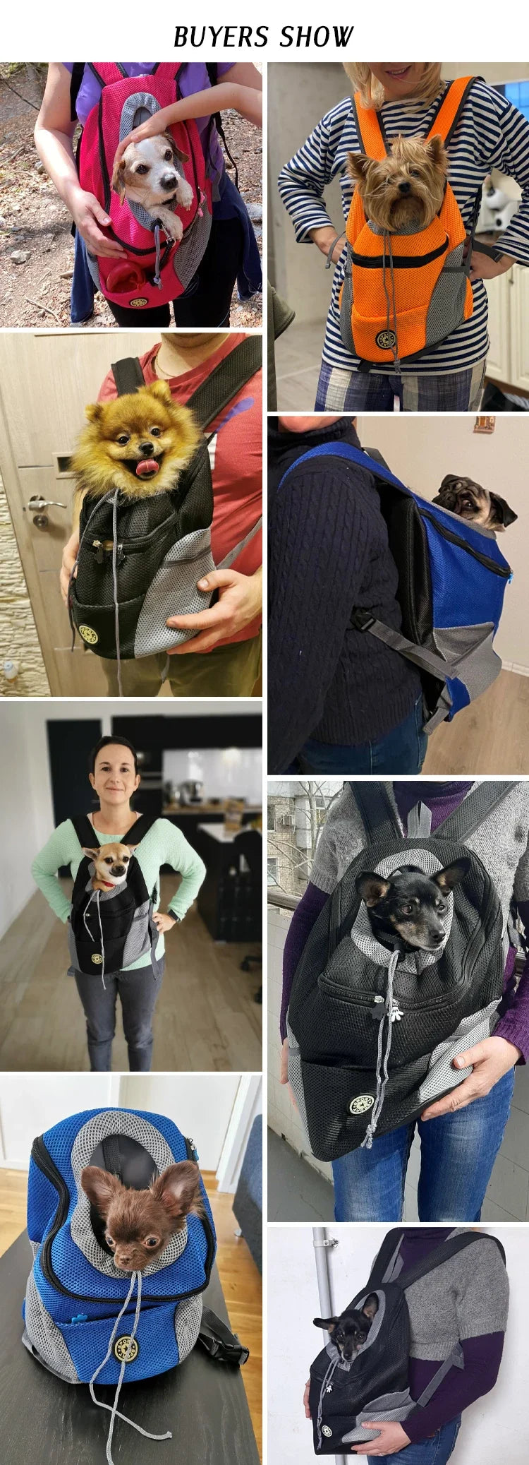 JoeyPack - Front-Folder Pet Backpack