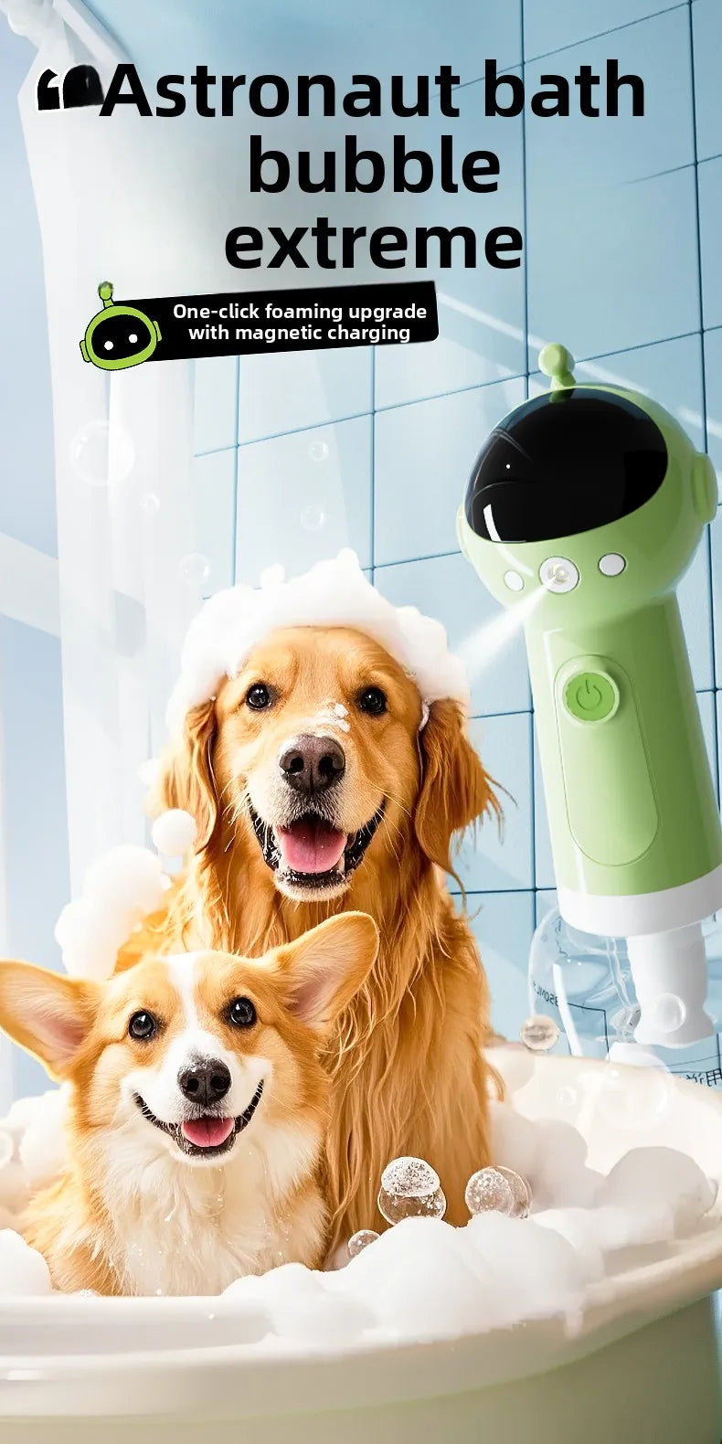 Buble Bath -Electric Peth Shower Foamer