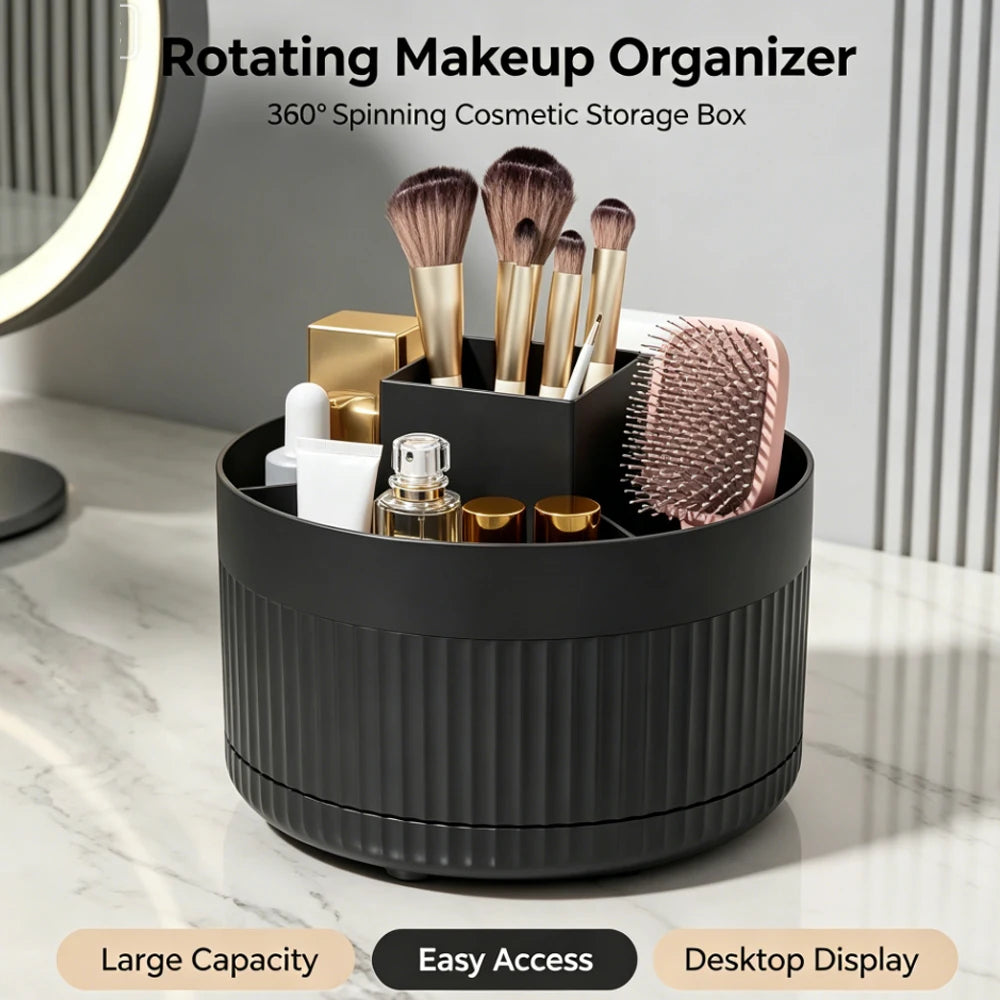 SpinGlam-360°-Degree Rotating Makeup Organizer