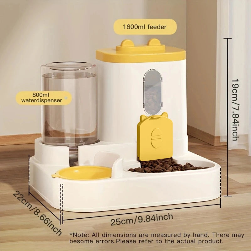 Dual Feeder - Integrated Food & Water Station