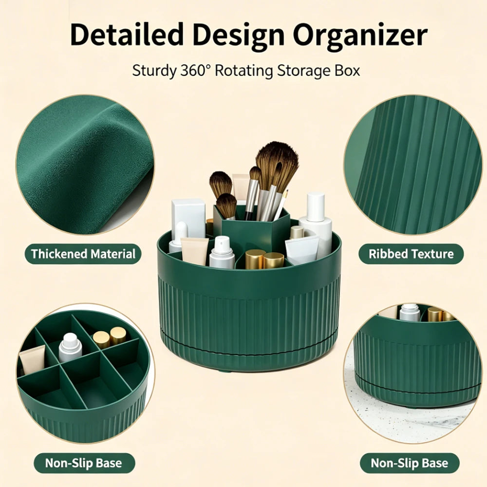 SpinGlam-360°-Degree Rotating Makeup Organizer