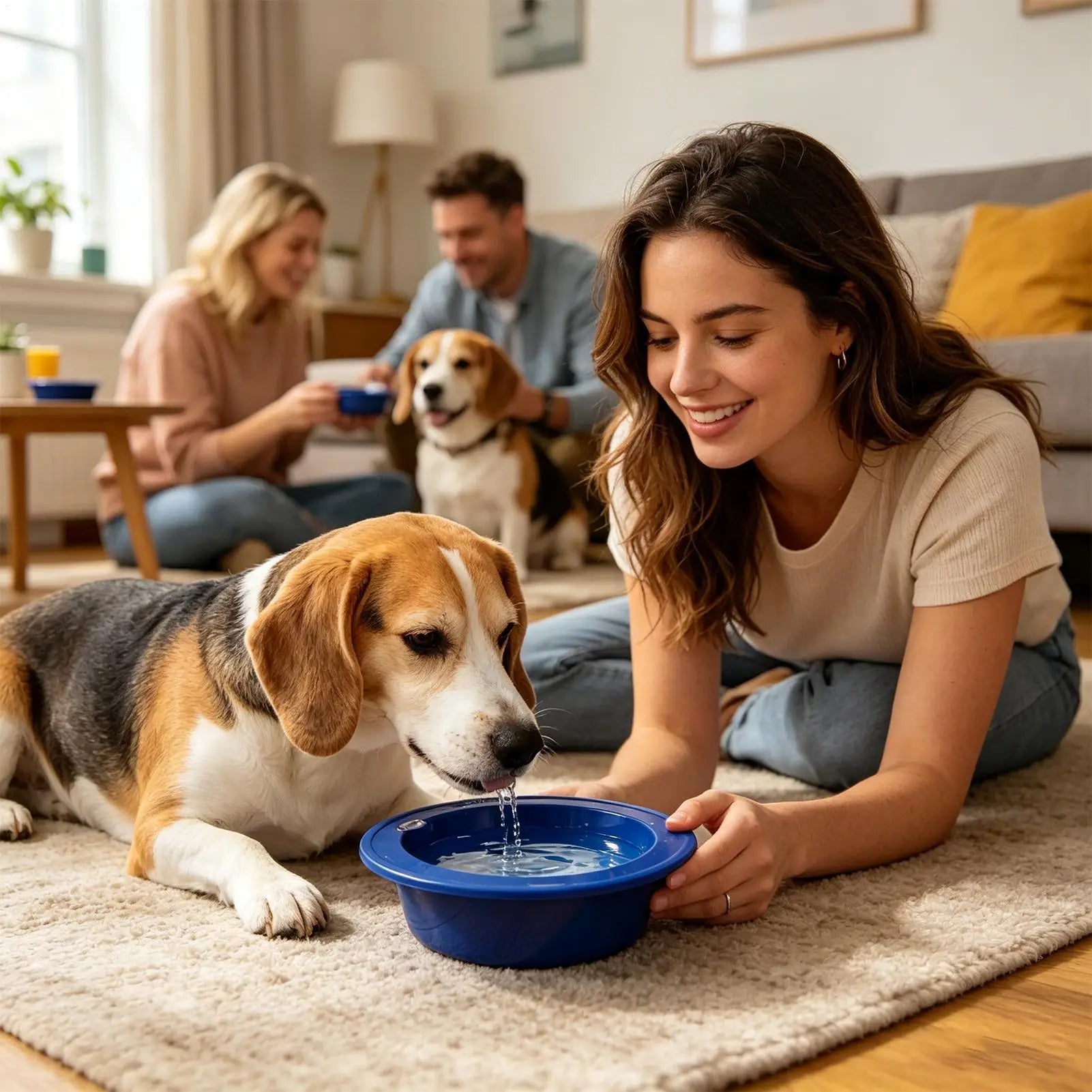 Leack-Proof Portable Pet Water Bowl