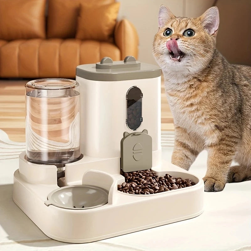 Dual Feeder - Integrated Food & Water Station