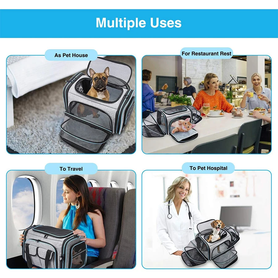 FlexiTravel - Soft- Sided Expandable Carrier