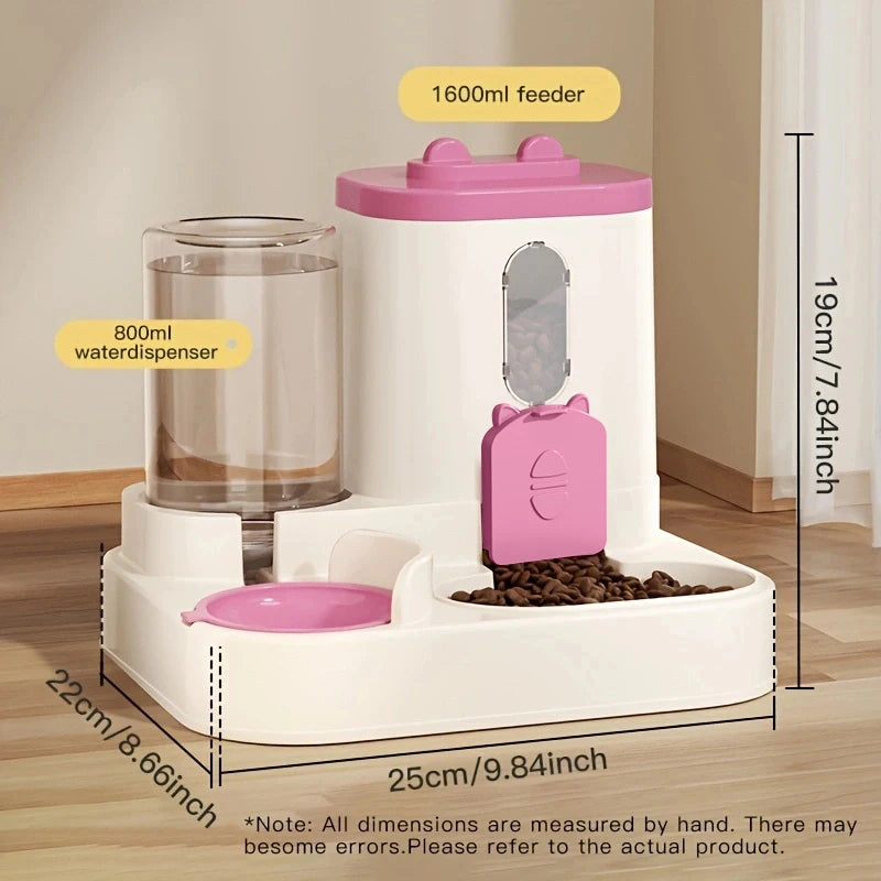 Dual Feeder - Integrated Food & Water Station