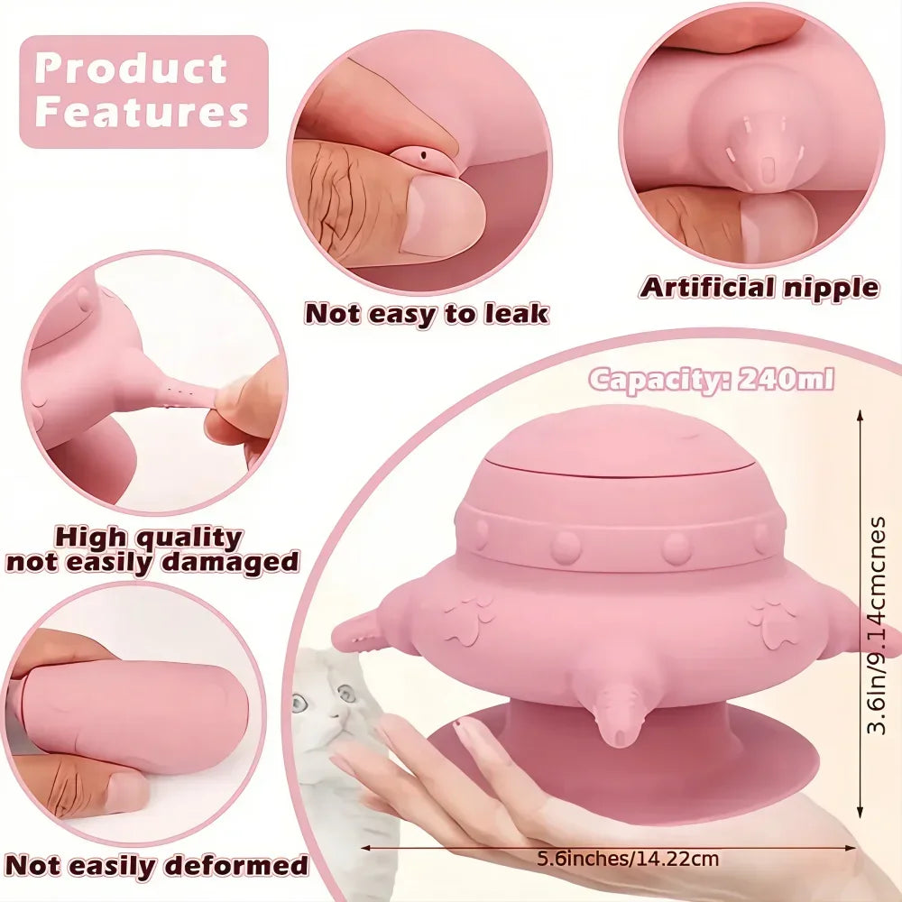 Silicone Multi-Breast Puppy Feeder