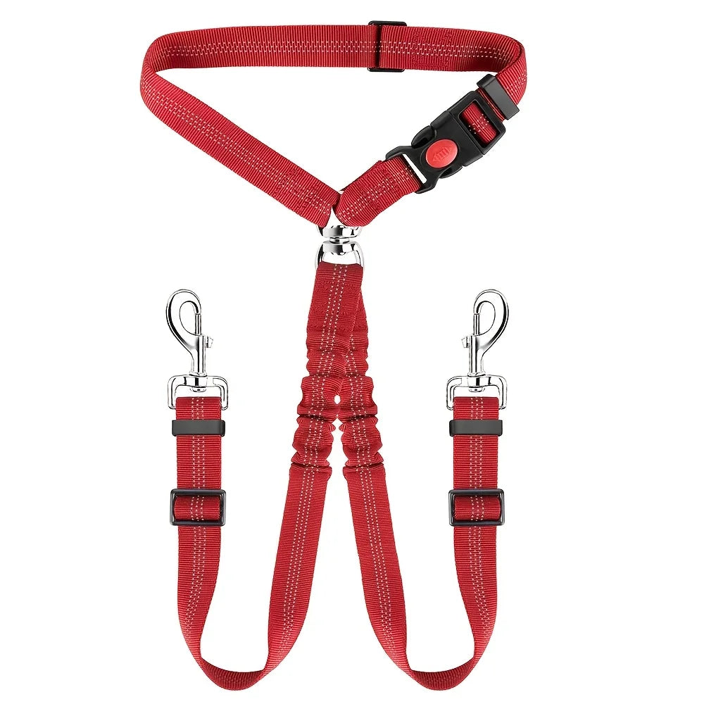 BungeeDrive - 2-in1 Elastic Pet Seatbealt