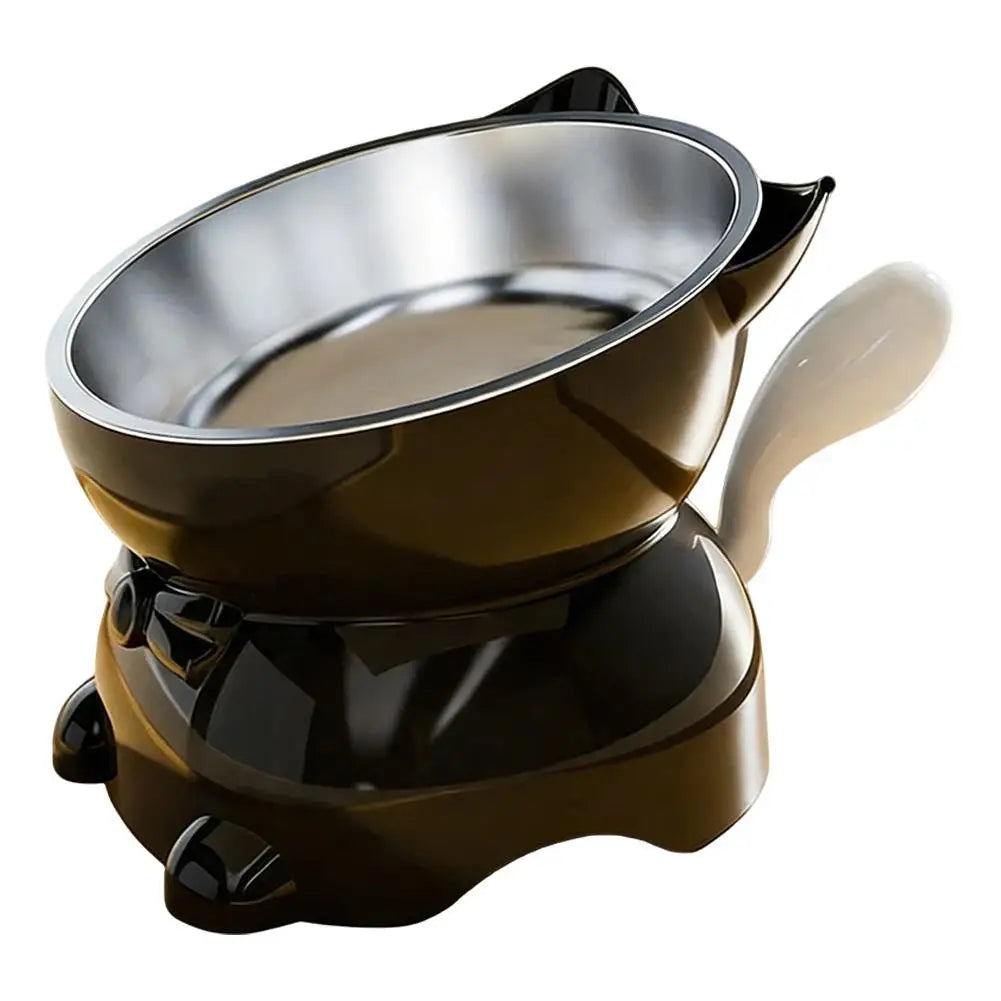 CozyEat - Tilted Stainless Steel Bowl